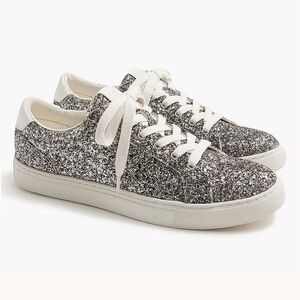 NEW Without Tags - Size 7 J. Crew Glitter Sneakers